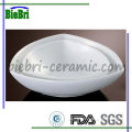 quality ceramic white salad bowls